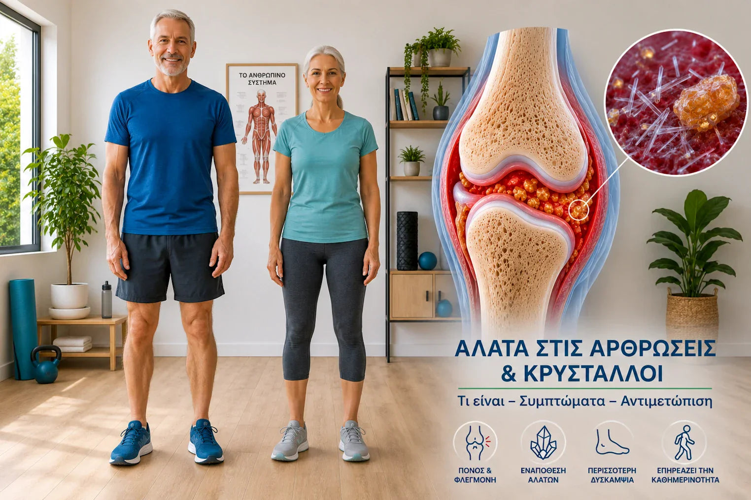 Τι είναι τα «άλατα» & πως εμφανίζονται στις αρθρώσεις μας