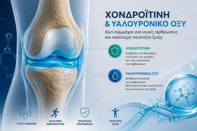 Χονδροϊτίνη vs υαλουρονικό οξύ στις αρθρώσεις: τι ταιριάζει σε κάθε περίπτωση